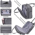 thumbnail image 3 of MIUSSE Underseat Carry on Luggage 16 Inch Soft Sided Luggage with Wheels and TSA Lock Airline Approved Small Suitcase for Men Women, 3 of 7