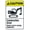 Warning Sign 4, variant on Construction Area Warning Sign 8"x12" - Construction Security Metal for Building Site Renovation Zone Business Home Outdoor Indoor Road Yard Garage