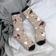 thumbnail image 5 of Fotbe Chicken Pattern Long Socks for Men & Women – Breathable & Stretchy Compression Socks, Ideal for Running, Travel, and Everyday Wear Size 5-11, 5 of 6