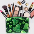 thumbnail image 3 of PVC Waterproof Cosmetic Travel Bag with Zipper, Lightweight, Large Capacity, Printed Design - for Ladies and Girls on-the-Go, 3 of 6