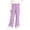 Purple, variant on Kids Trousers Straight Leg Split Hem Pants 9 Years