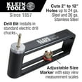 thumbnail image 2 of Klein Tools 89552 2 in. - 12 in. Duct and Sheet Metal Hole Cutter, 2 of 9