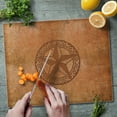 thumbnail image 2 of CounterArt Leather Lonestar 3mm Tempered Glass Cutting Board 15" x 12", 2 of 7