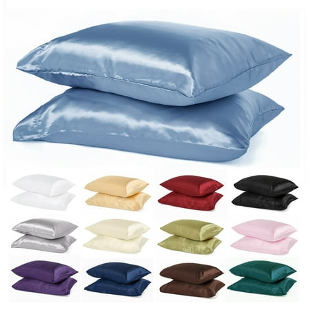 Paisley Satin Pillowcase - Renoir Fashion Super Soft Satin Pillowcases (a pair/package)