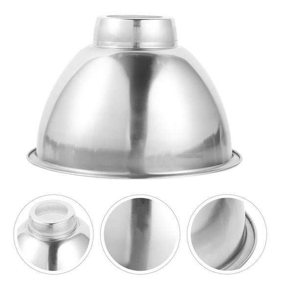 QIFULL Light Fixture Cover Metal Cage Lighting Covers Silver Stainless Steel 1Pcs