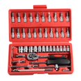 thumbnail image 1 of Discount 46pcs/ensemble Acier au Carbone Ensemble Clé à Douille Tournevis, 1 of 8