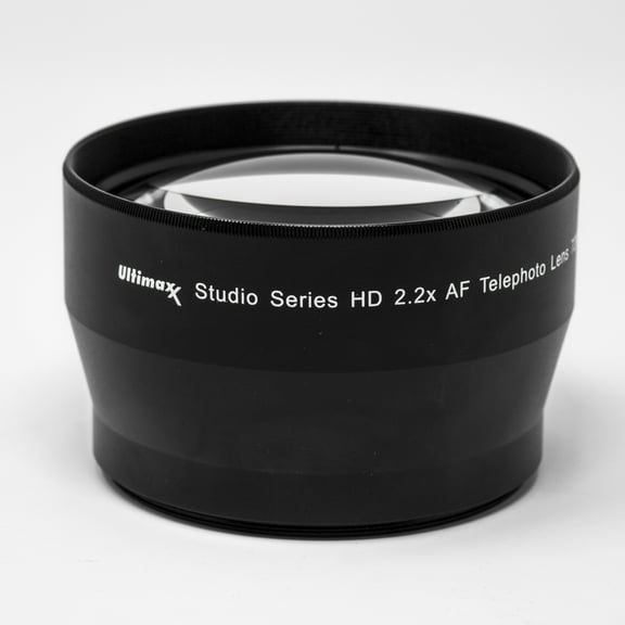 Ultimaxx 62mm 2X Telephoto Camera Lens for DSLR Cameras