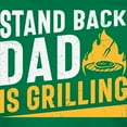 thumbnail image 3 of CafePress - Stand Back Dad Is Grilling T Shirt - Women's Traditional Fit Dark T-Shirt, 3 of 4