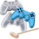 thumbnail image 1 of 3D Game Controller Chocolate Silicone Molds, Non-Stick Large Breakable Chocolate Molds with 1 Pcs Wooden Mallet for DIY Party Decoration Smash Game Co, 1 of 5