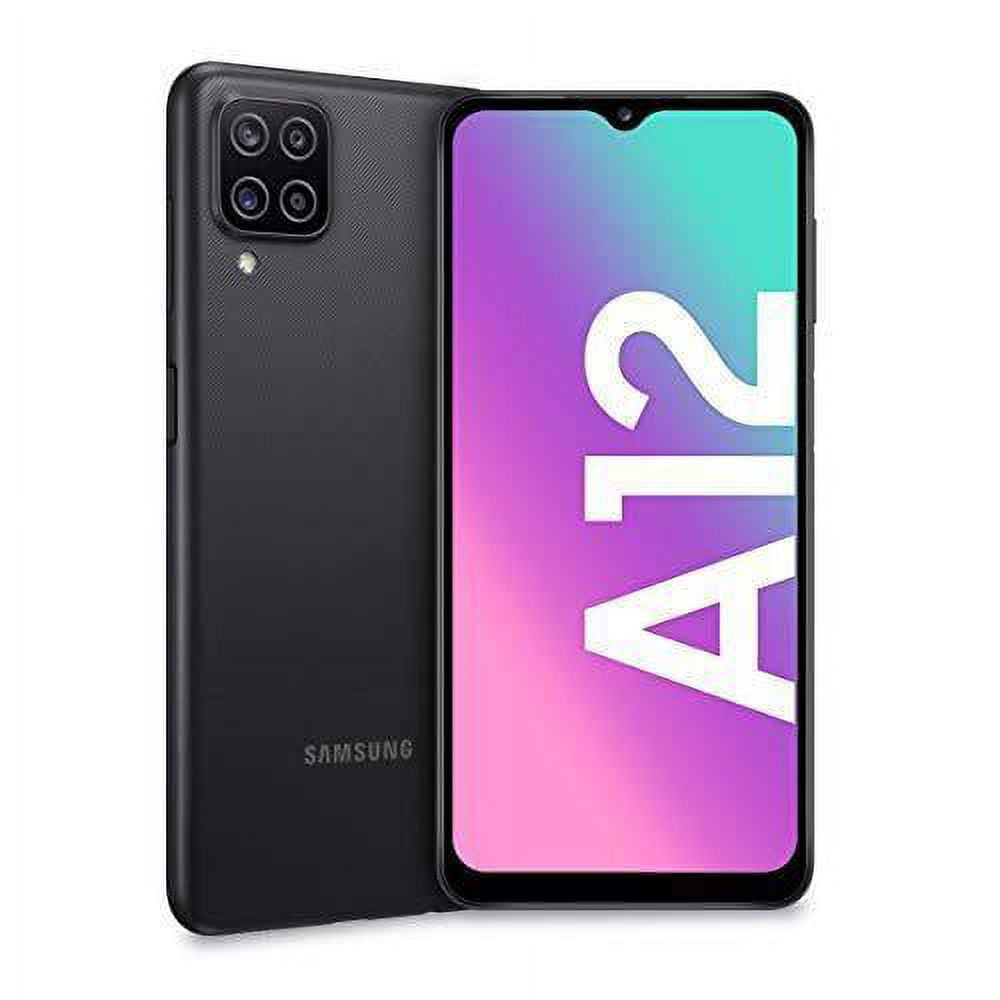 Restored Galaxy A12 Unlocked (CDMA + GSM) 32GB Black (Refurbished)