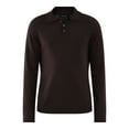 thumbnail image 2 of Tribekka 44 Men's Button Polo Shirt with Long Sleeves, Sizes XS-3XL, 2 of 5