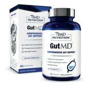 1MD Nutrition GutMD - L-Glutamine and Prebiotic for Gut Integrity | Promote Digestive Tract Health | 90 Capsules
