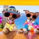 thumbnail image 3 of 12 Piezas Bandanas para Mascotas en para SublimacióN Transferencia de Lavable DIY TriáNgulo Bufanda para Perro Baberos PañUelo para Perros Gatos, 3 of 5