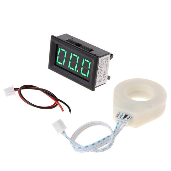 HGYCPP DC 5-120V 100A Digital Voltmeter Current Voltage Amp Meter w Hall Effect Sensor
