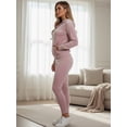 thumbnail image 4 of Conjunto Pants Mujer Sudadera Y Pant Aterciopelado Set Dama, 4 of 5