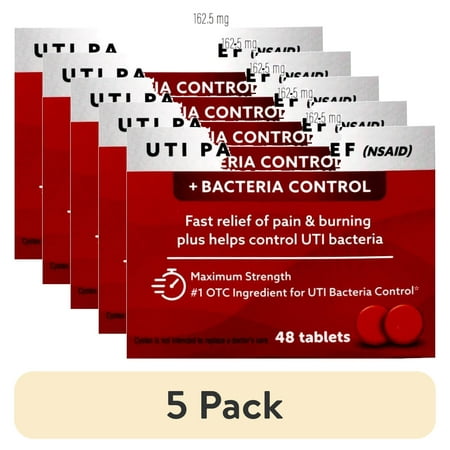 (5 pack) Cystex Urinary Pain Relief Tablets 48 Tablets Each