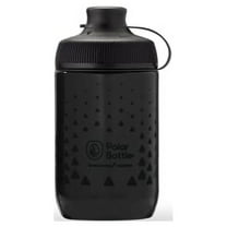 Polar Bottle Session Muck Mountain Bike Water Bottle - BPA Free, Cycling & Sports Squeeze Bottle with Dust Cover (Apex - Charcoal & Black, 15 oz)