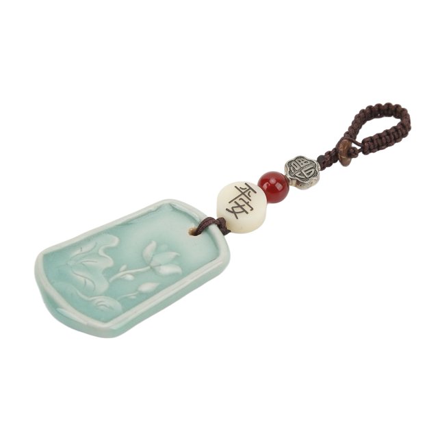 Llavero ColganteLlavero Colgante Exquisito Retro Pequeño Llavero Colgante Vintage Llavero Colgante Fiel a su Promesa Jadeshay A