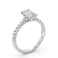 thumbnail image 2 of Nerra Jewel 1.6 Ct Radiant Cut Lab Created Simulated Diamond Rings - Wedding Diamond Jewelry for Women's - Latest Engagement Diamond Rings for Women's Gifts - Christmas Special Gift for Her, 2 of 3