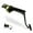 Black, variant on Helix Suspension  Universal Adjustable FW 8 in. Single Brake Pedal kit with Adjustable Disc & Drum Large Oval Chrome Pad