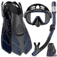 thumbnail image 1 of Equipo de Snorkel Ubekezele 4 en 1 para Adultos con Bolsa de Viaje, 1 of 7