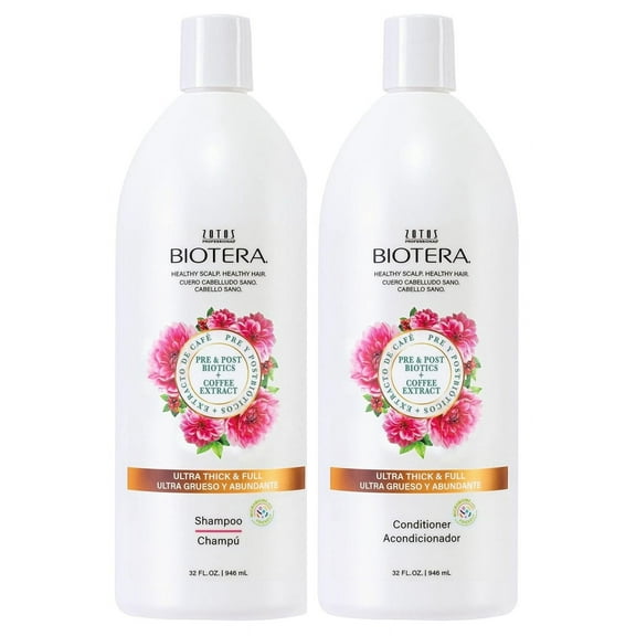 Biotera Ultra Thick & Full Sheer Volume Shampoo & Conditioner 32 Oz