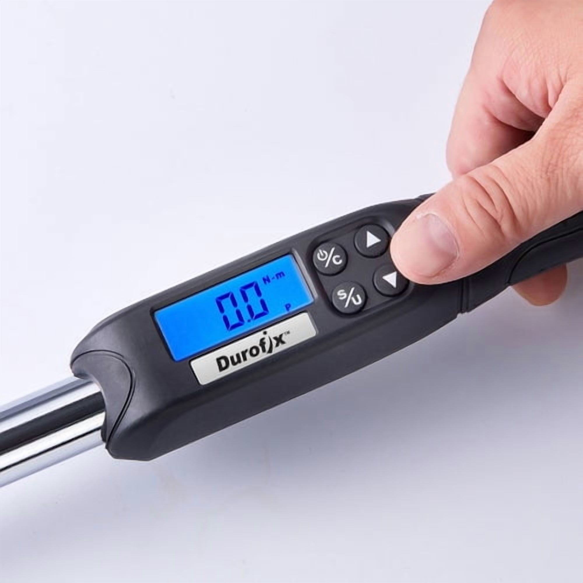 Durofix RM601-4 1/2" (9.9 to 99 ft-lbs.) Digital Torque Wrench with Buzzer and LED Flash Notification-ISO 6789 Standards with Certificate of Calibration