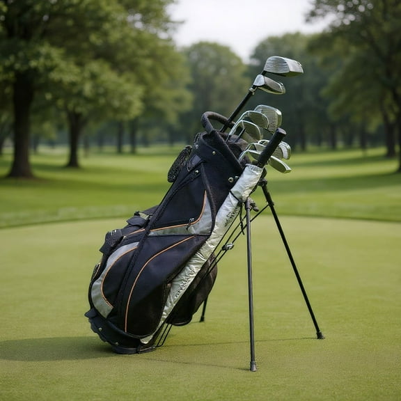 Resenkos Golf Carry Bag,Golf Stand Bag,9 Inch Golf Stand Bag Divider Carry Pockets Storage