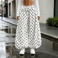 thumbnail image 5 of VBVC Women's High Waisted Polka Dot Pants , Baggy Lantern Harem Joggers For Women, S-2XL, 5 of 8