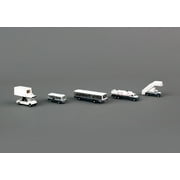 Airport Service Vehicles Set of 5 pieces Gemini 200 Series Diecast Models by GeminiJets