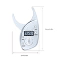 thumbnail image 3 of Calibrador de grasa corporal, báscula electrónica, monitor de fitness, analizador, herramienta digital de medición de adelgazamiento de pliegues cutáneos, 3 of 9