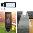 thumbnail image 2 of jinwen Solar Street Light LED Wall Light Remote Control with Motion Sensor Flood Lamp White, 2 of 9