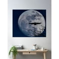 thumbnail image 2 of Bloom Theory Hawk'S Flight In Moon Light Poster Wall Art, Modern Wall Decor, 8x12 UNFRAMED, 2 of 3