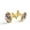 Color 4, variant on Men's Classic Stainless Steel, Colorful Skull Pattern Cufflinks Business Wedding Shirts, Golden