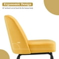 thumbnail image 6 of Ivinta Upholstered Dining Chair Sets of 2 with Steel Legs, Side Chairs with Pocketed Coil Cushion for Living Room, 6 of 7