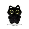 thumbnail image 3 of Black Cat Keychain Plush Bag Charm Cute Kawaii Gifts for Christmas Valentines Day Thanksgiving Accessories, 3 of 6