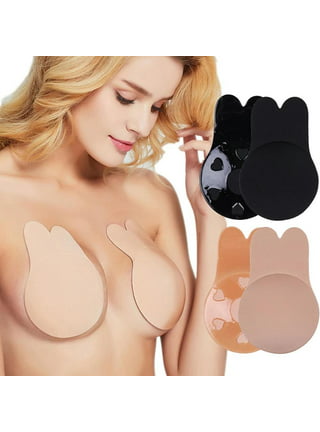 1 Pair Silicone Bra Insert Pads Self-Adhesive Bra Pads Breast