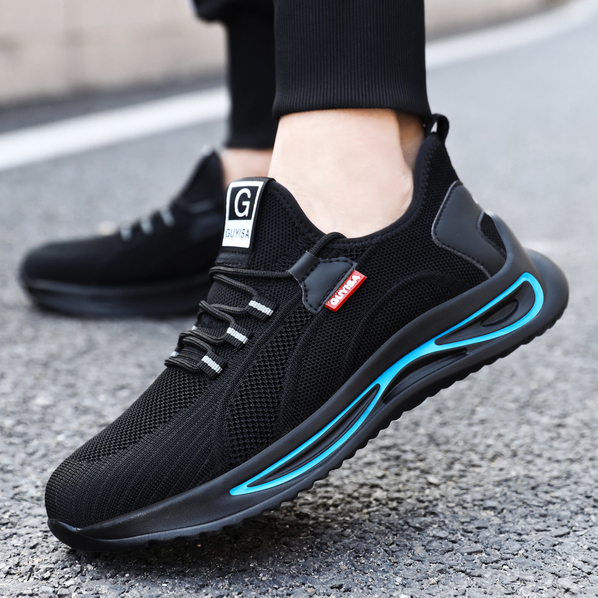 Men's Steel Toe Shoes Slip Resistant Puncture Safety Work Sneakers