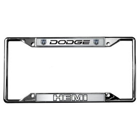 Eurosport Daytona- Compatible with -, Dodge/HEMI License Plate Frame