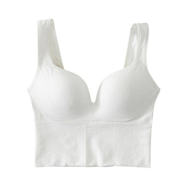 Women's Seamless Pullover Bra With Built-in Cups 