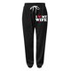thumbnail image 4 of Pantalones de chándal anchos y rectos con forro polar para mujer - Pantalones de yoga de cintura alta con bolsillos para hacer ejercicio/uso informal (S-XXL), 4 of 4