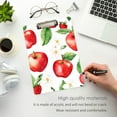thumbnail image 3 of FORMRS Acrylic Clipboard with Low Profile Clip Standard A4 Letter Size, 12.5" x 9", White Apple Pattern, 3 of 8