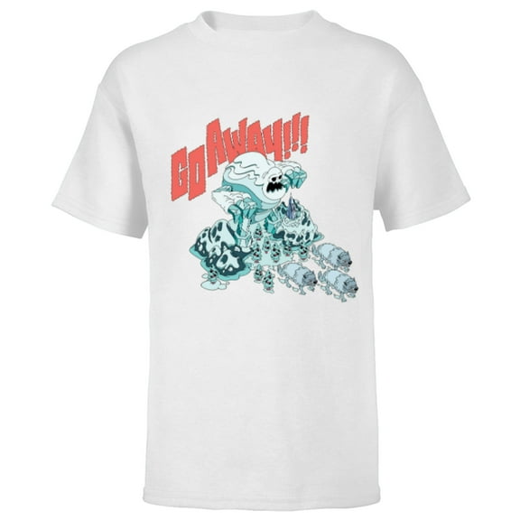 Disney Frozen Marshmallow Go Away! - Short Sleeve T-Shirt for Kids - Customized-White