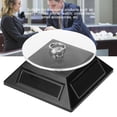 thumbnail image 1 of Qkiss Jewelry Showcase With Rotating Stand Solar Jewelry Turntable Rotating Display, 1 of 8