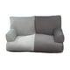 thumbnail image 3 of Sofá para perros, sofá para gatos con respaldo alto, nido antideslizante, suave y estable, protección para muebles gris oscuro gris claro, 3 of 9