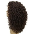 thumbnail image 2 of LUXLUXE Precious Curly Curly 17 in Long Lace Front Wig, Heat Resistant Fibers ,Medium Brown, 2 of 7