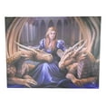 thumbnail image 4 of Ebros Anne Stokes Fierce Loyalty Mother Dragons Wood Framed Canvas Wall Decor, 4 of 5