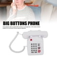 thumbnail image 3 of Teléfono Fijo Con Botones Grandes, Volumen Ajustable Con Cable Botones Grandes Teléfono Ringer Ringer para Hogar, 3 of 7