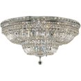 thumbnail image 1 of Elegant Lighting Tranquil 30" 18 Light Royal Crystal Flush Mount, 1 of 2