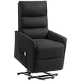 thumbnail image 1 of HOMCOM Power Lift Chair Recliner for Elderly with Remote Control, Black, 1 of 10